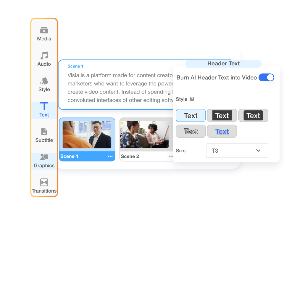 Edit help center tutorials inside the video help center creator using Visla’s step-by-step editor with annotations.